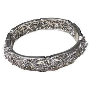 Nadri Antique inspired filagree cuff bracelet